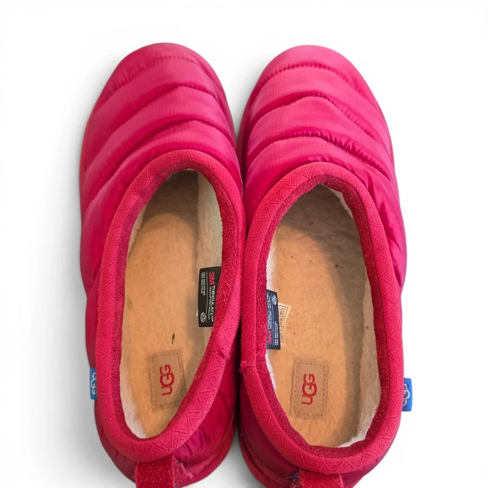 UGG Tasman LTA Red Quilted Puffer Slippers 3M Thinsulate Mens Size 11 SN 1127735